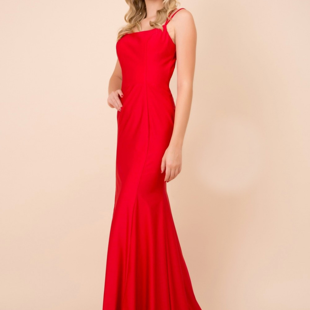 Open Back Sheath Shape Dress NXC301